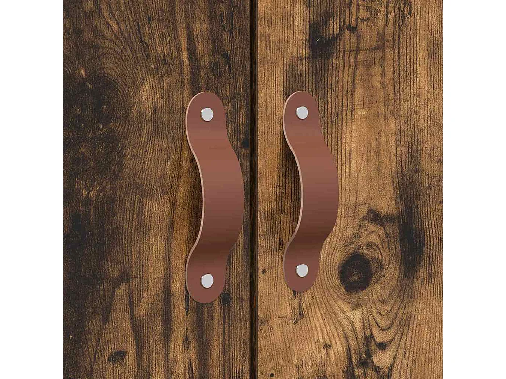 Bettgestell Räuchereiche 140 x 190 cm Holzwerkstoff