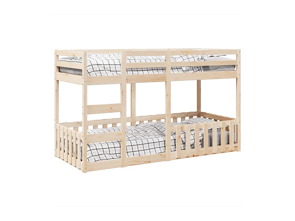 Etagenbett 90x200 cm Massivholz Kiefer