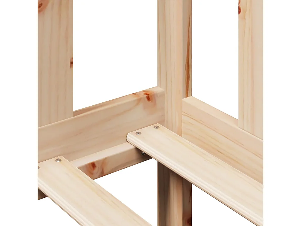 Lit de jour avec tiroirs sans matelas 90x200 cm bois massif