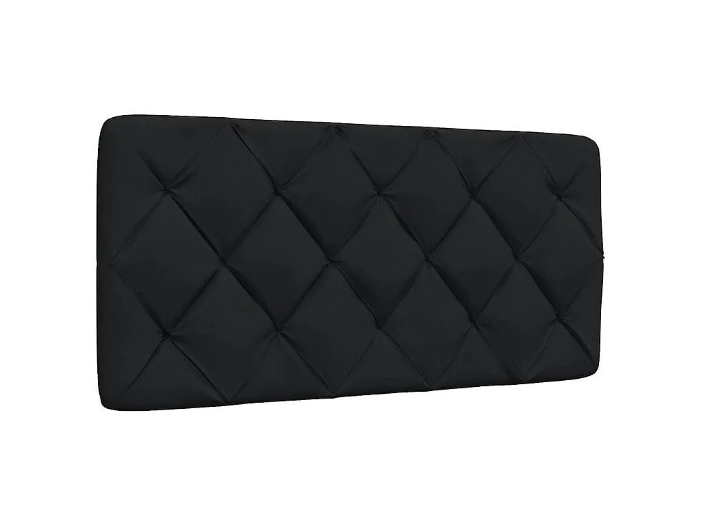 Estrutura de cama sem colchão 100x200 cm tecido preto