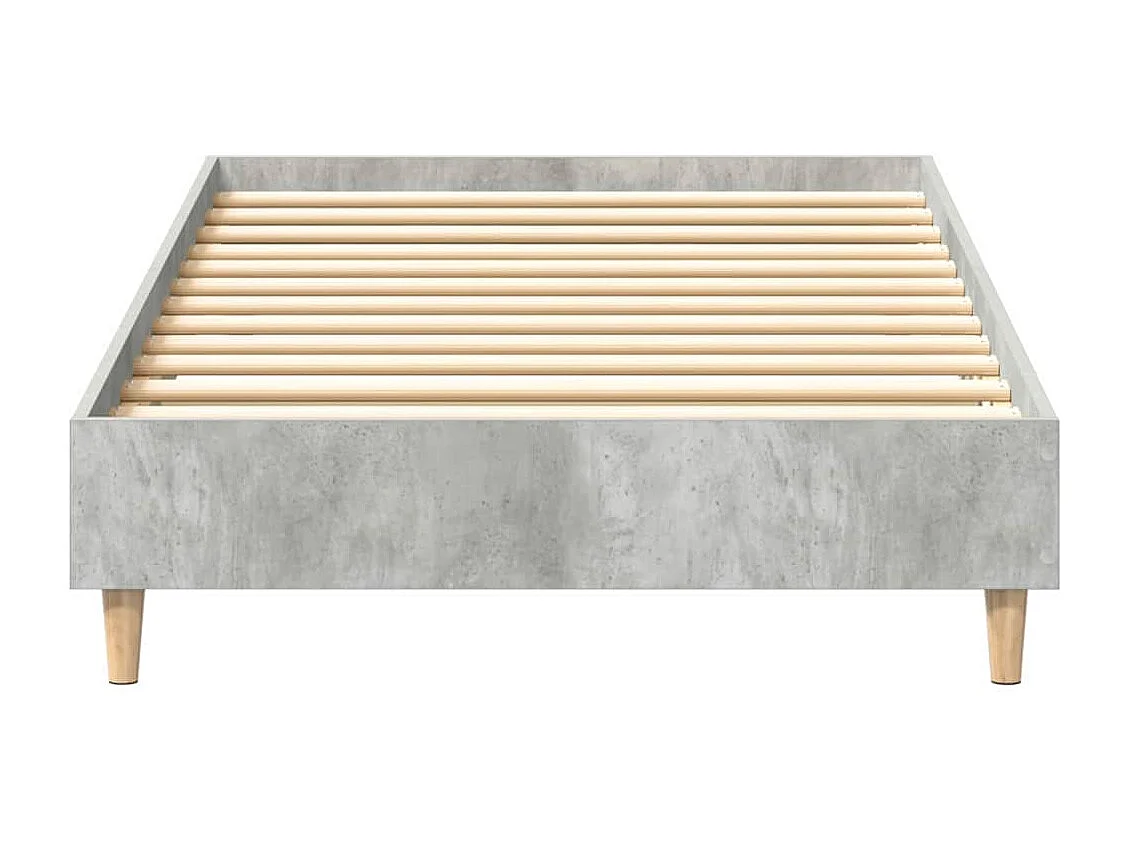 Struttura del letto Grigio cemento 203 x 93 x 25 cm