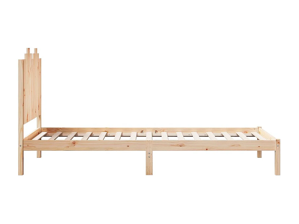 Giroletto Extra Lungo senza Materasso 100x210 cm Legno Massello