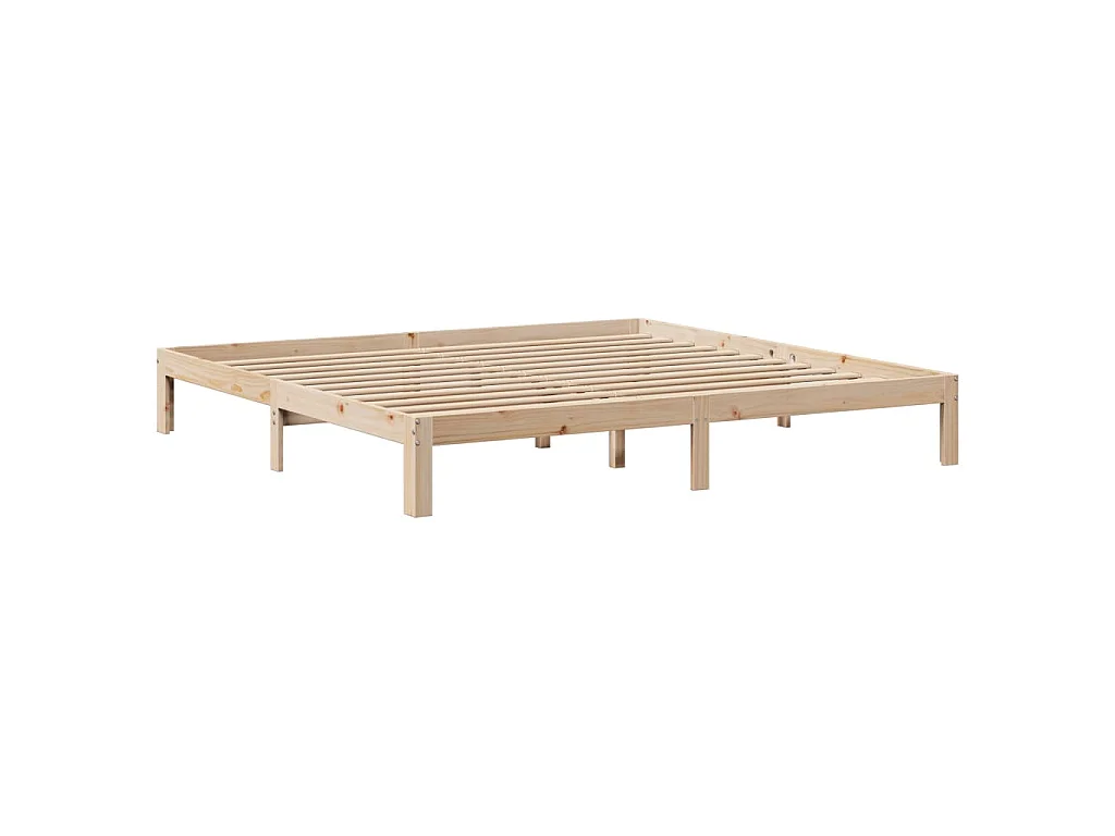 Bettgestell mit Kopfteil ohne Matratze 180x200 cm