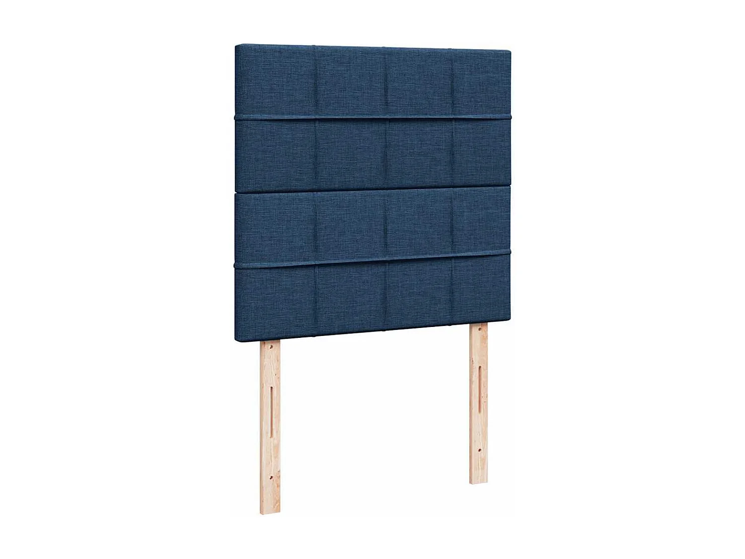 Ottoman-Bett mit Matratze Blau 90x200 cm Stoff
