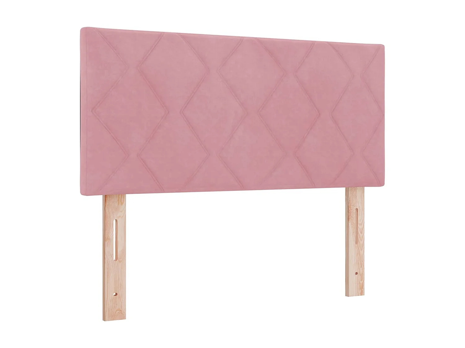 Lit à ressorts avec matelas avec matelas Rose 90 x 200 cm tissu