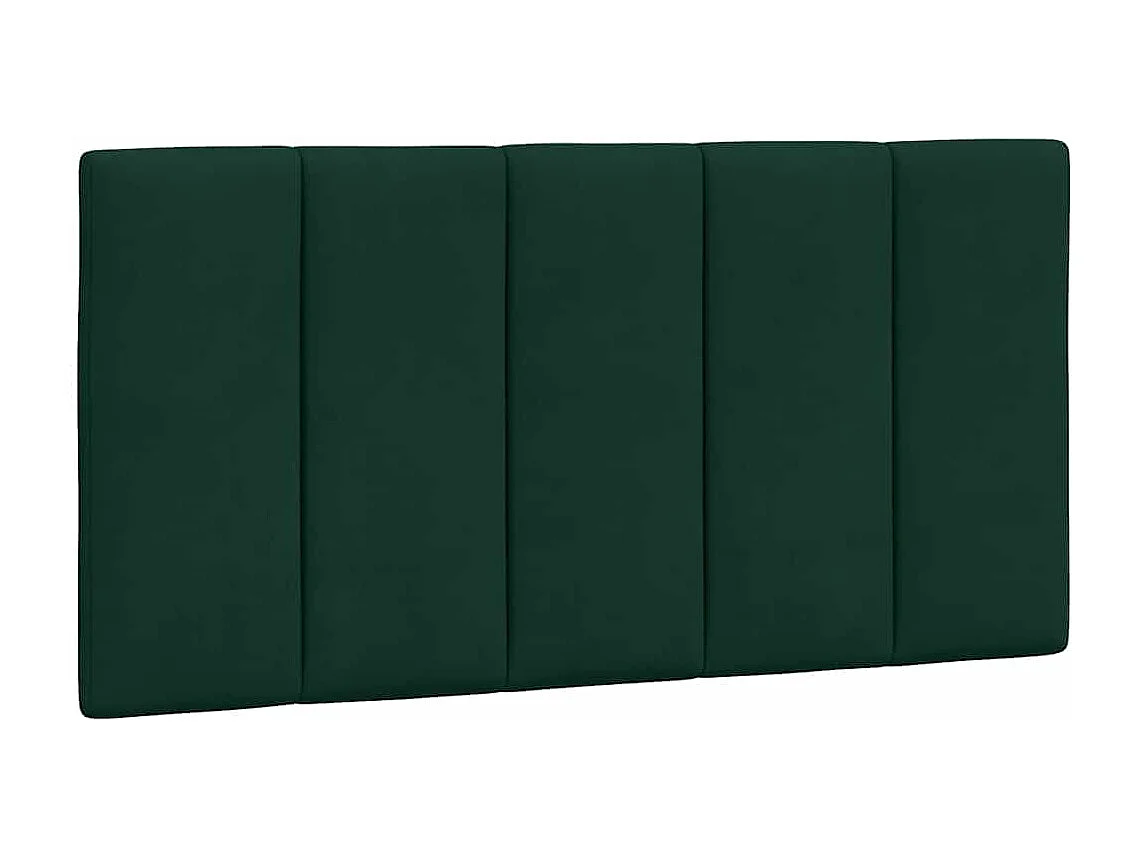 Cadre de lit sans matelas Hanko vert foncé 100x200 cm velours