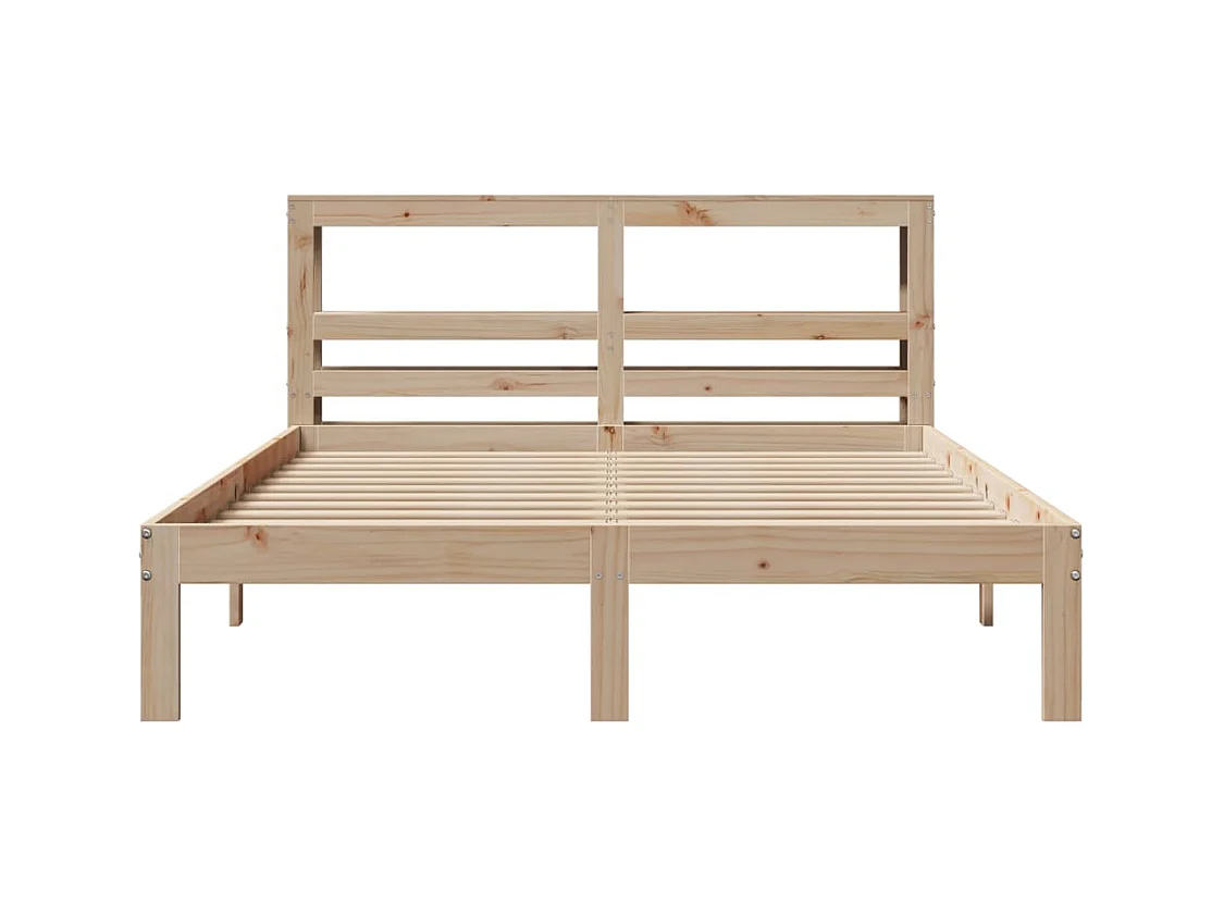 Cadre de lit avec tête de lit sans matelas 160x200 cm