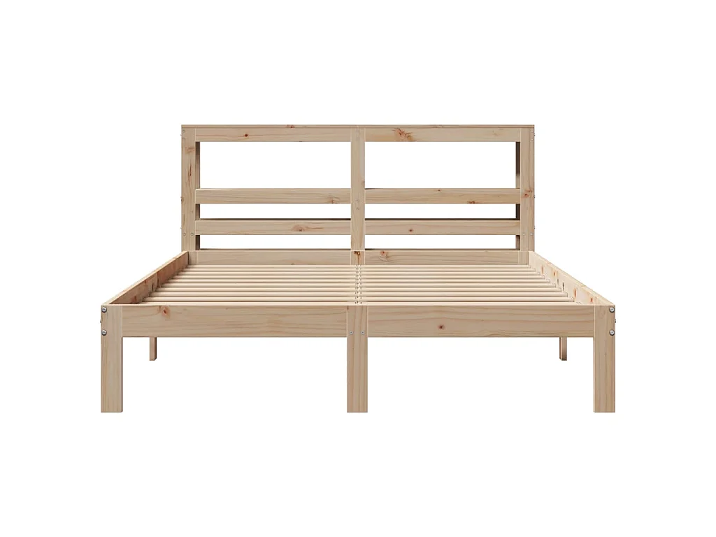Bettgestell mit Kopfteil ohne Matratze 160x200 cm