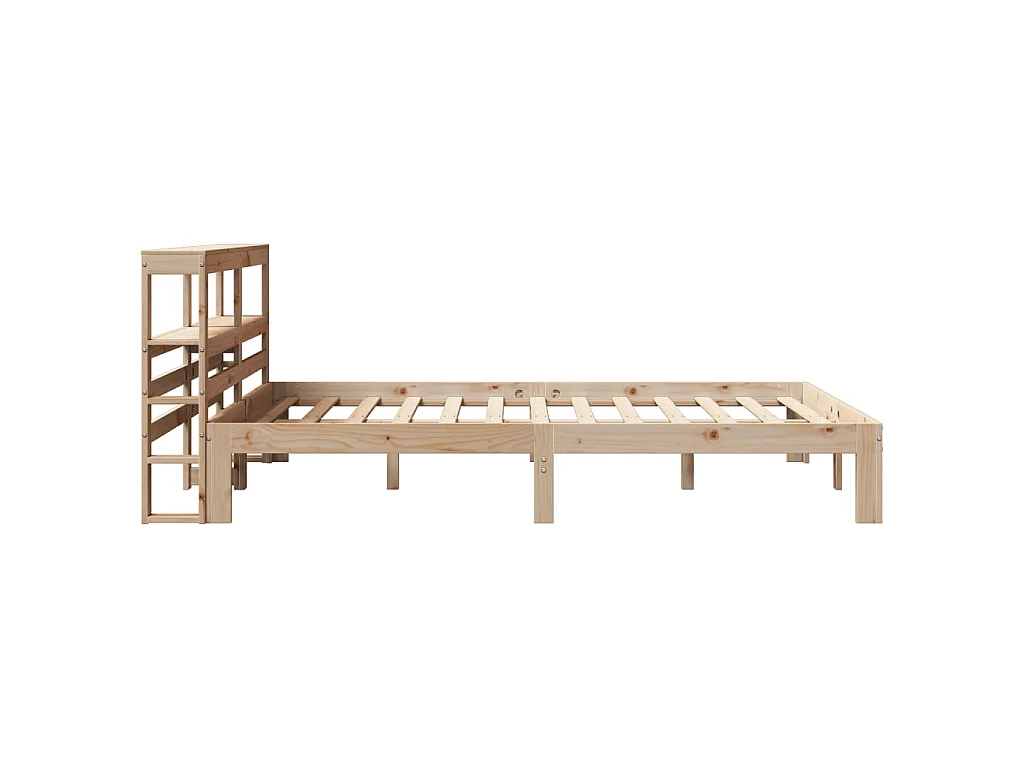 Bettgestell mit Kopfteil ohne Matratze 160x200 cm
