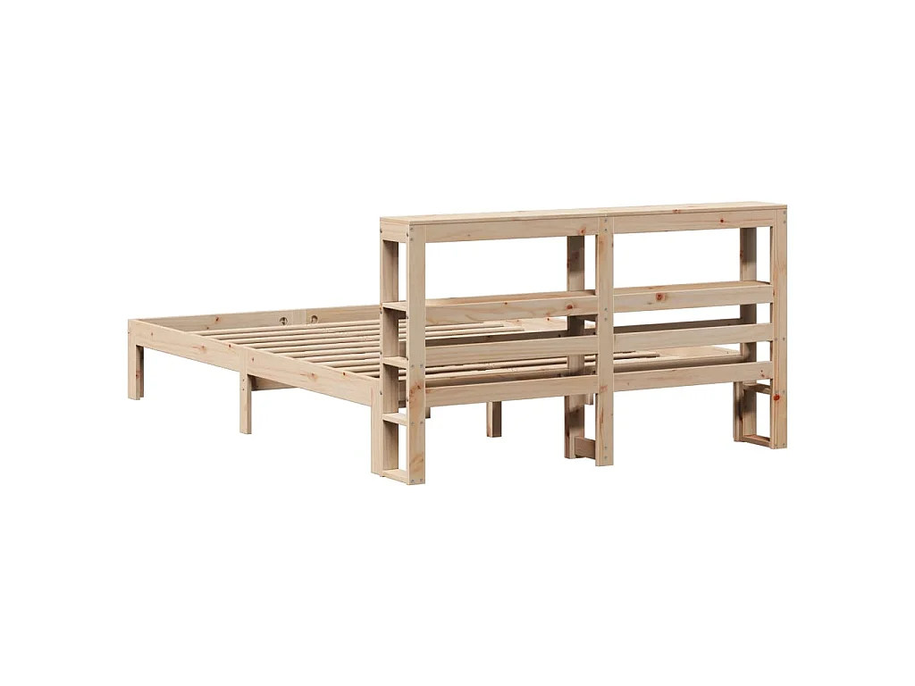 Bettgestell mit Kopfteil ohne Matratze 160x200 cm