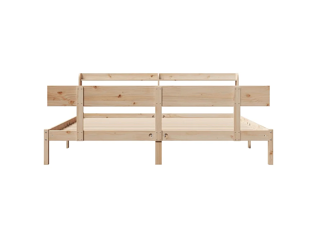 Bedframe zonder matras massief grenenhout 180x200 cm