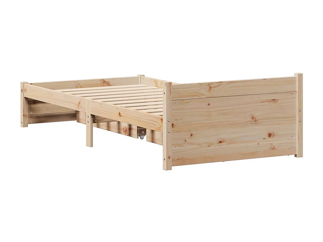 Massivholzbett ohne Matratze 100x200 cm Kiefernholz