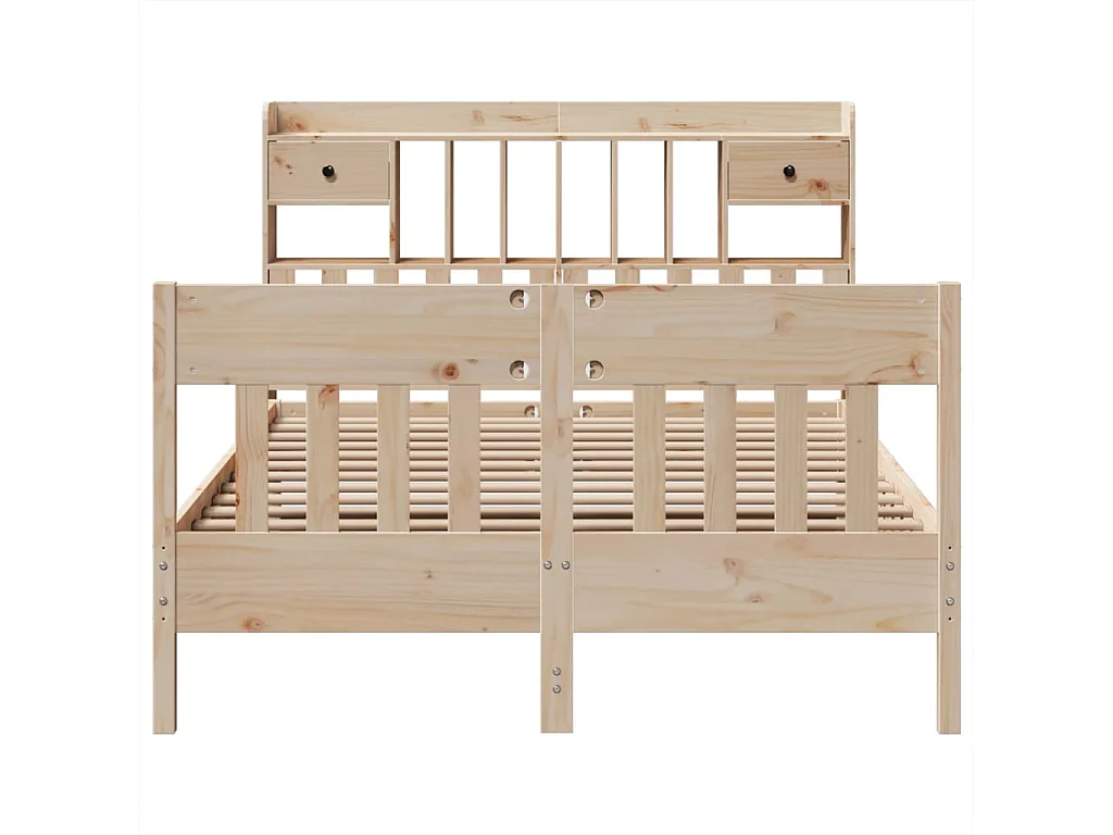 Bedframe zonder matras massief grenenhout 160x200 cm