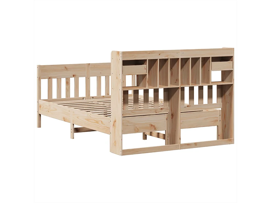 Bedframe zonder matras massief grenenhout 160x200 cm