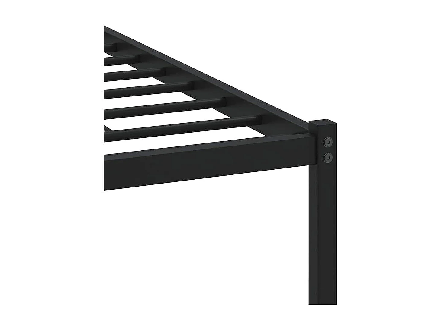 Bedframe met hoofdbord zonder matras bruin eiken 140x200 cm