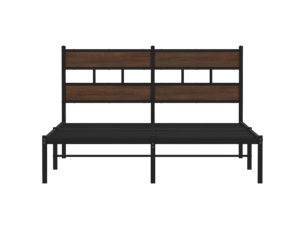 Cadre de lit sans matelas avec tête de lit 140x200 cm