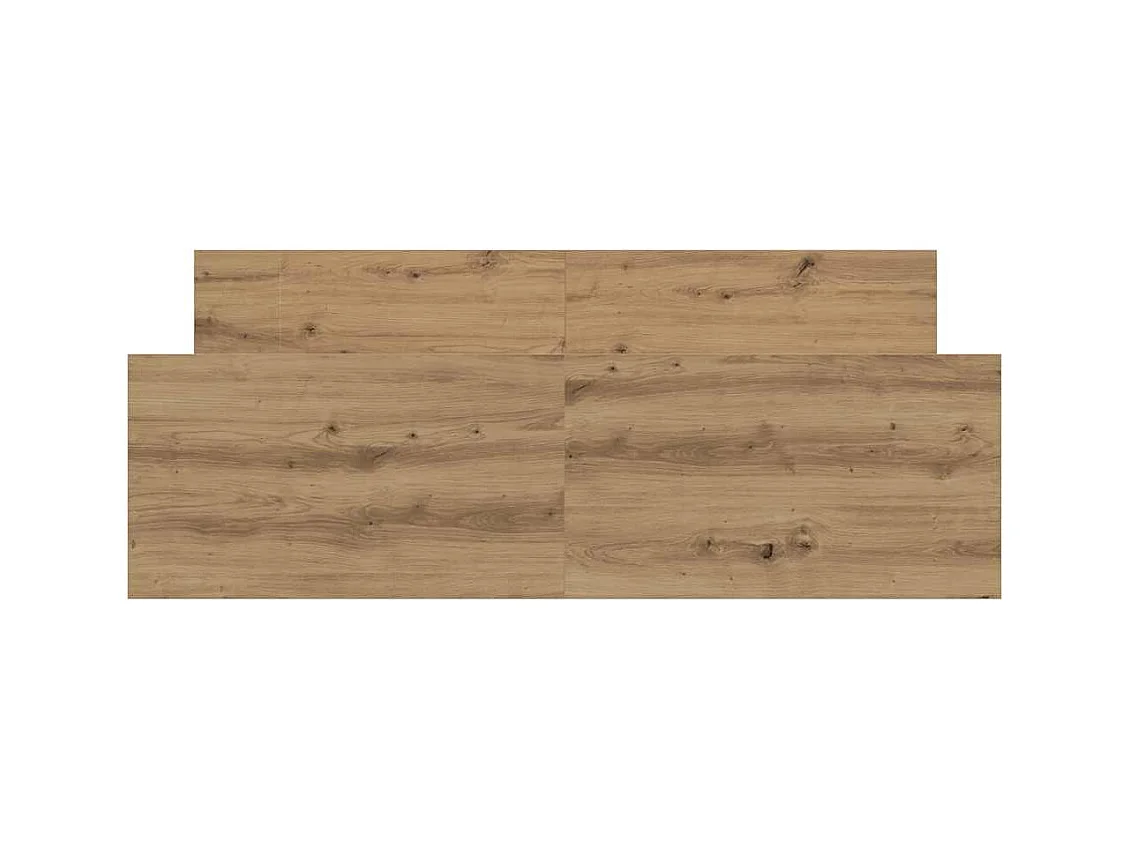 Bettgestell ohne Matratze Artisan-Eiche 140x190cm Holzwerkstoff