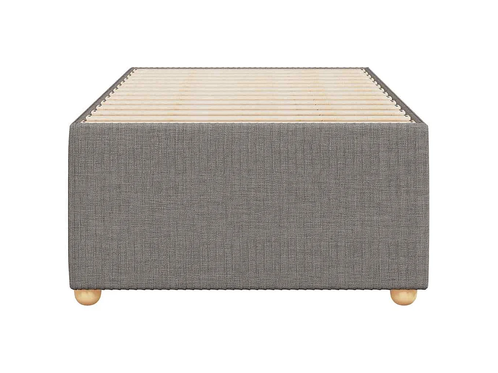 Bedframe zonder matras 90x200 cm stof taupe