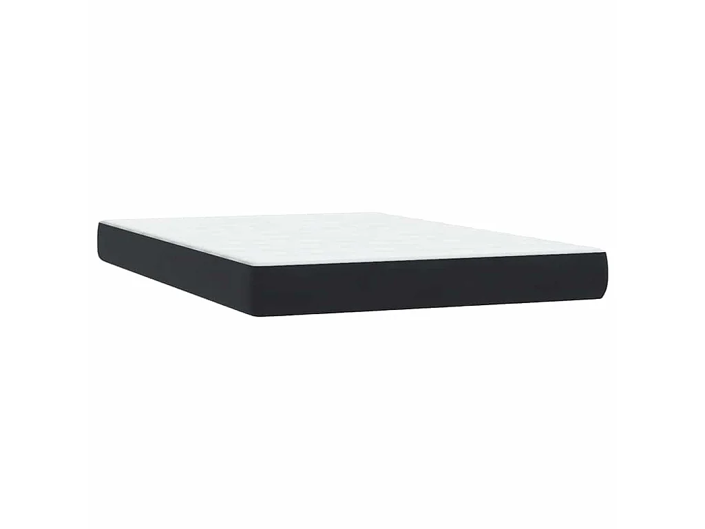 Boxspring met matras en LED fluweel zwart 160x210 cm