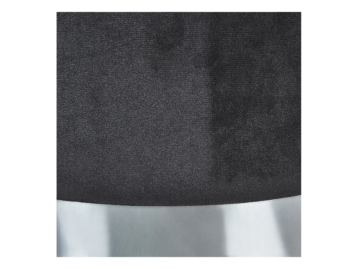 Set van 2 opbergpoefs DORIS Fluweel Zwart 35/30 cm 35/30 cm 44/36 cm