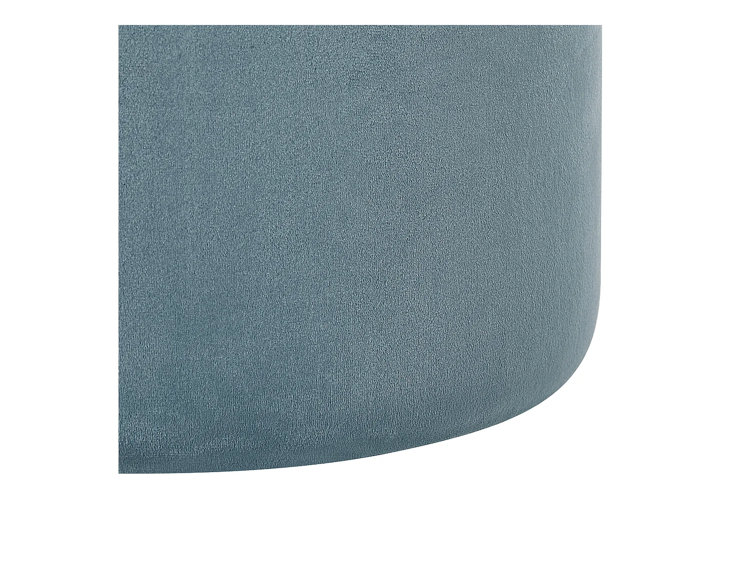 Set van 2 opbergpoefs DORIS Fluweel Blauw 35/30 cm 35/30 cm 44/36 cm