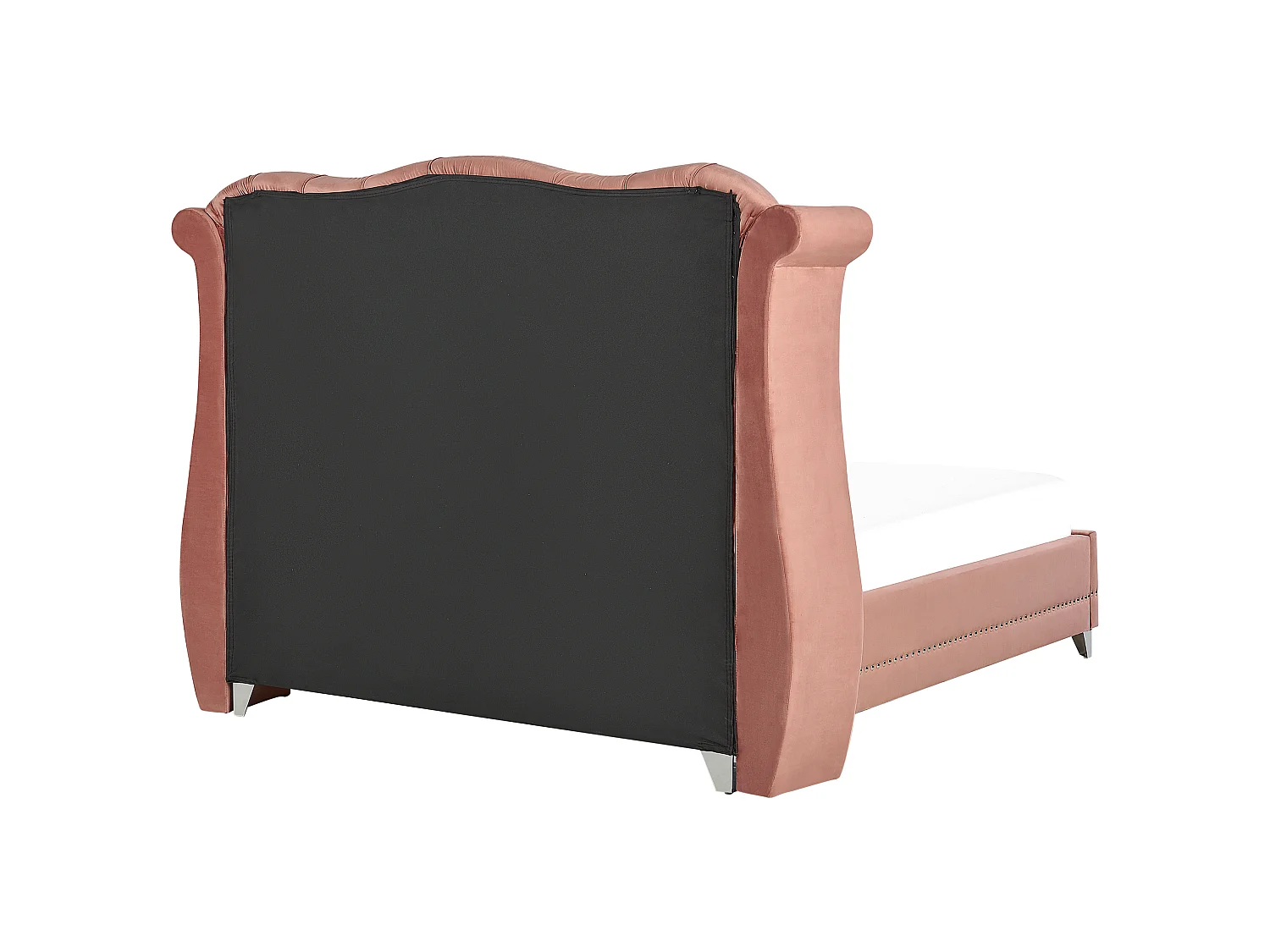 Bed Velvet AYETTE 160 x 200 cm (EU King Size) Pink
