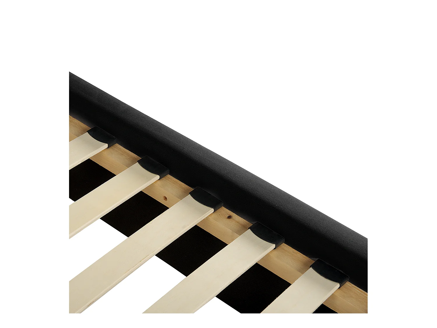 Bed Fluweel AYETTE 160 x 200 cm Zwart