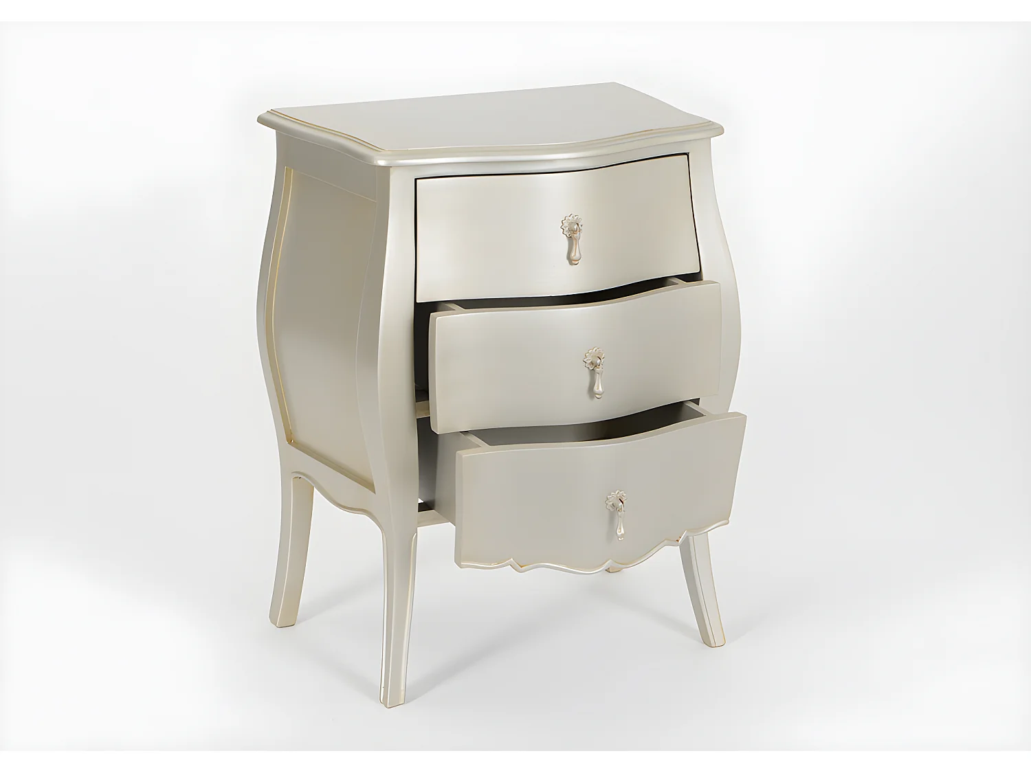 Mini chevet silver Murano