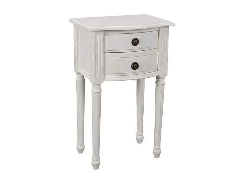 Table de chevet 2 tiroirs Agathe en kit