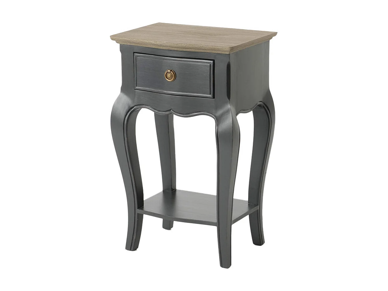 Chevet 1 tiroir Maddy gris