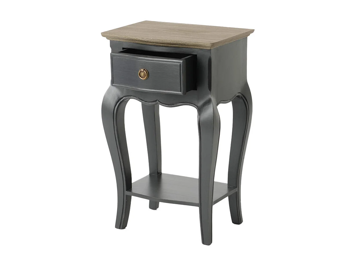 Chevet 1 tiroir Maddy gris