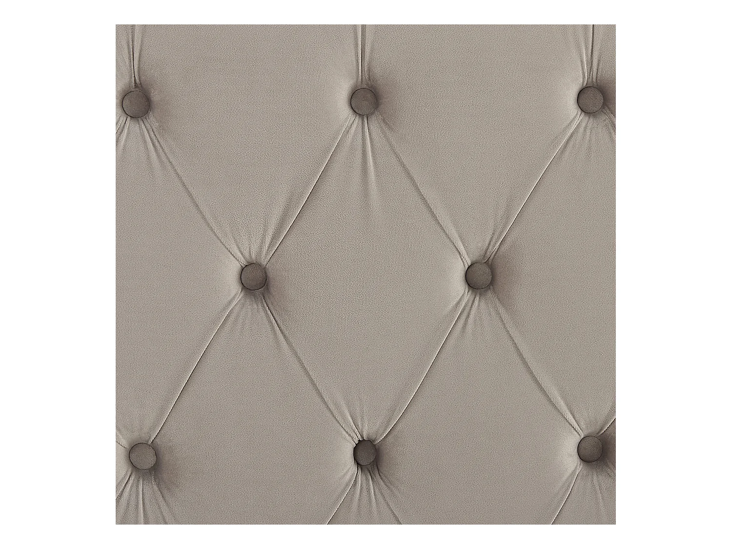 Bed Fluweel LUBBON 140 x 200 cm Lichtgrijs