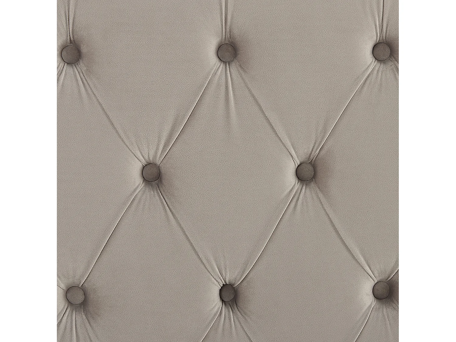 Bed Fluweel LUBBON 140 x 200 cm Lichtgrijs