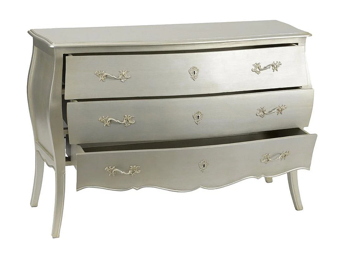 Commode Murano Silver