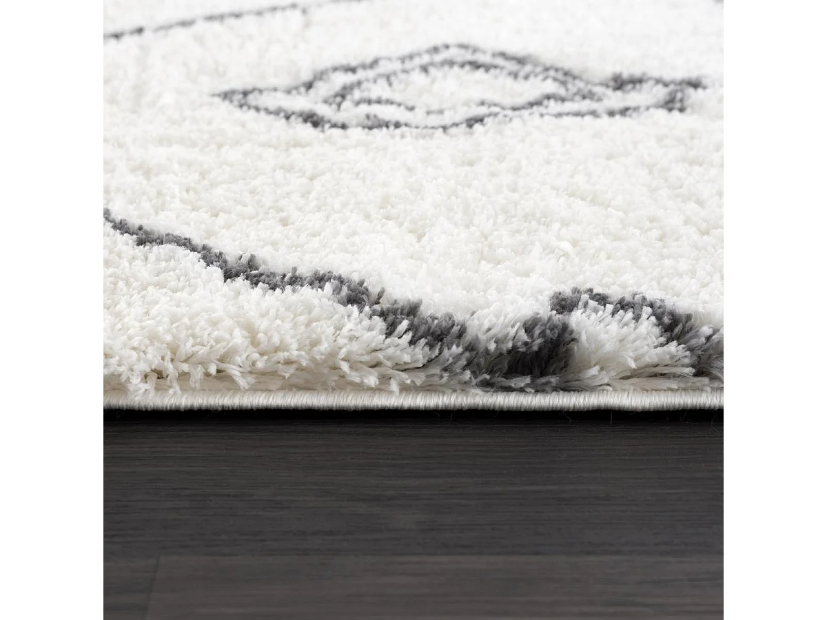 Tappeto berbero 240x320 tessuto modello etnico DOUX 2 crema