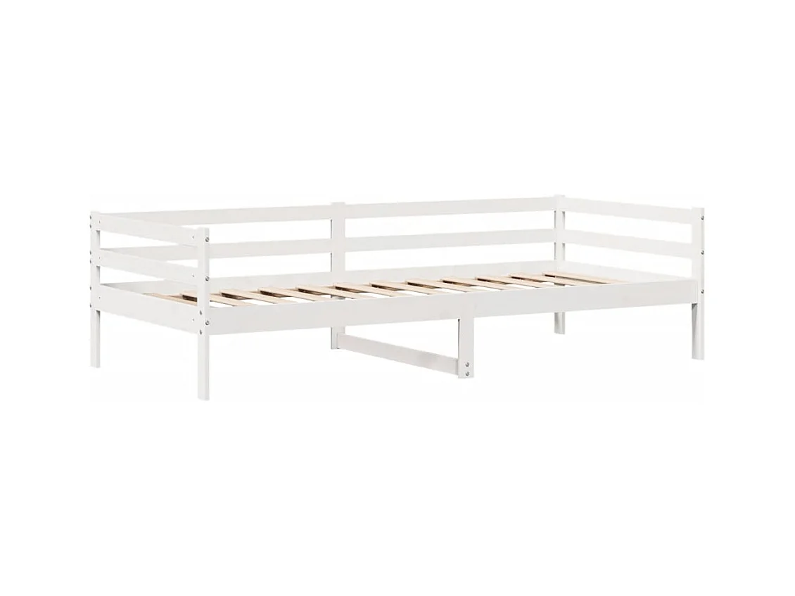 Lit de jour avec tiroirs sans matelas 90x200 cm bois massif