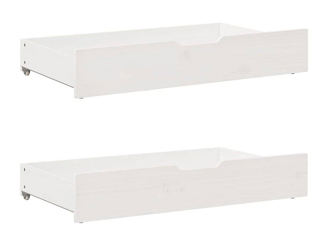 Lit de jour avec tiroirs sans matelas 90x200 cm bois massif