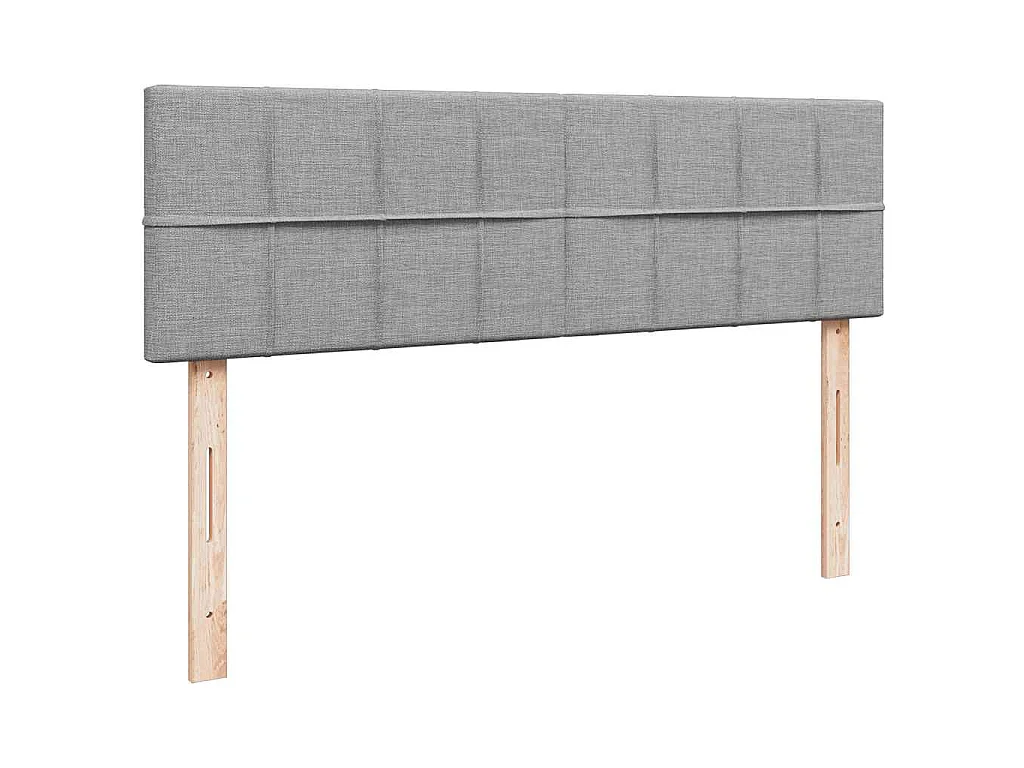 Struttura Letto Pouf con Materasso 140x200 cm in Tessuto