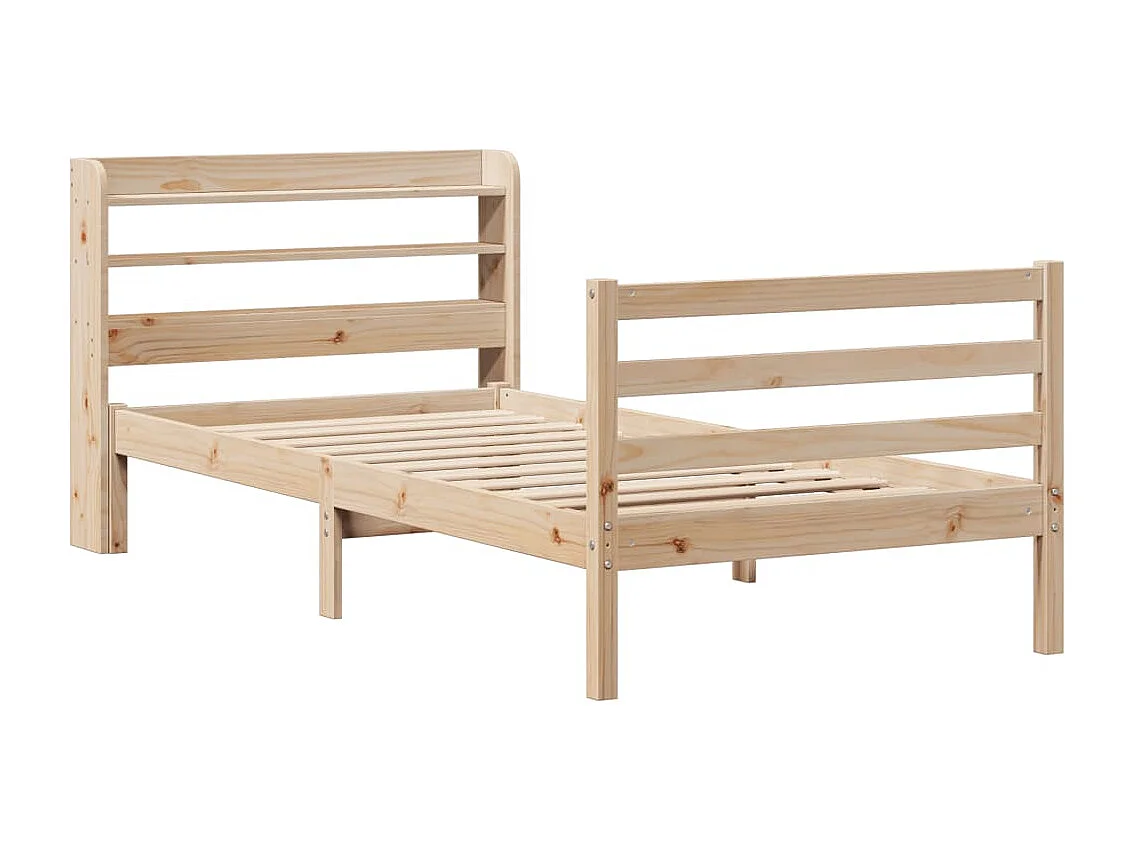 Bettgestell mit Kopfteil ohne Matratze 100x200 cm