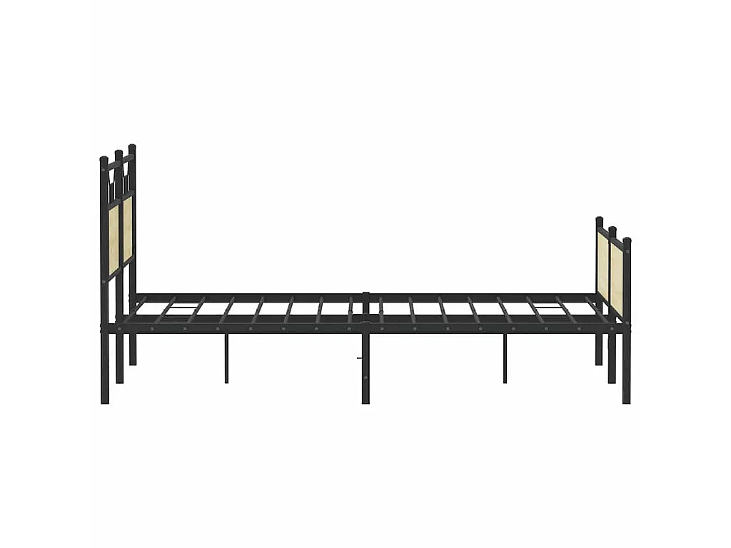 Cadre de lit sans matelas chêne sonoma 140x190 cm