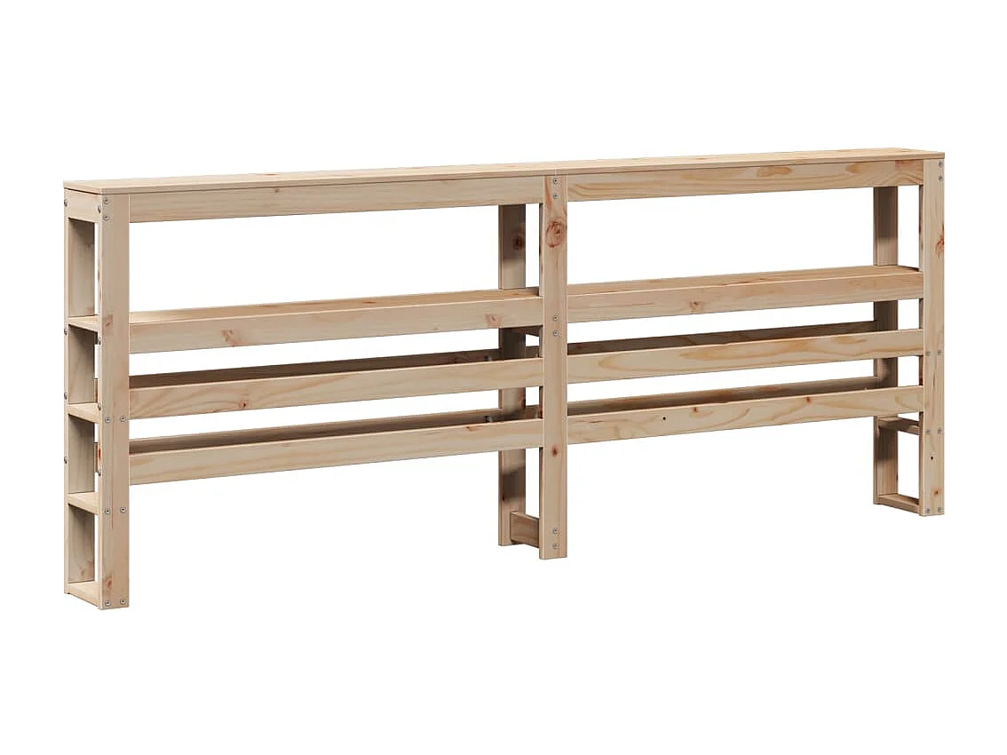 Cadre de lit sans matelas 180x200 cm bois massif de pin