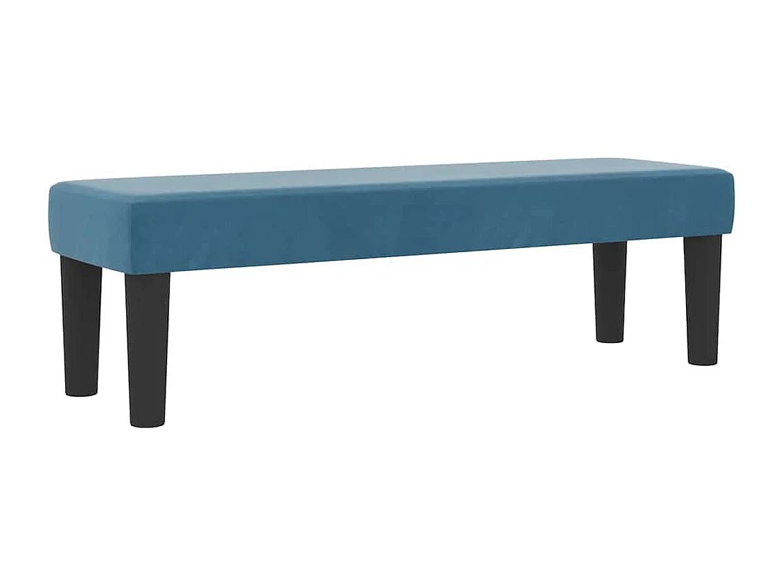 Boxspringbett mit Kopfteil Dunkelblau 200 x 160 cm Samt