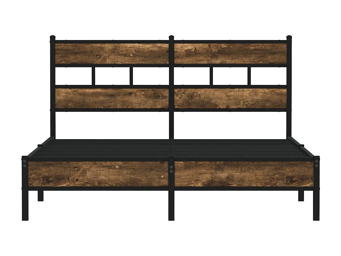 Cadre de lit sans matelas avec tête de lit 140x200 cm
