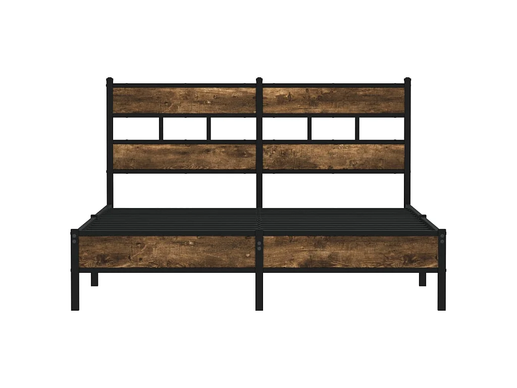 Cadre de lit sans matelas avec tête de lit 140x200 cm