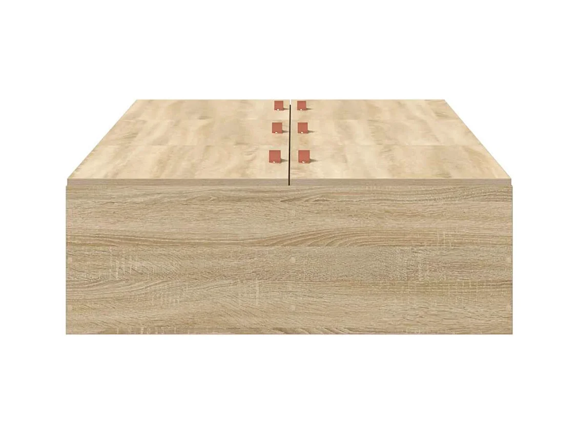 Struttura del letto rovere sonoma 90 x 200 cm Legno multistrato