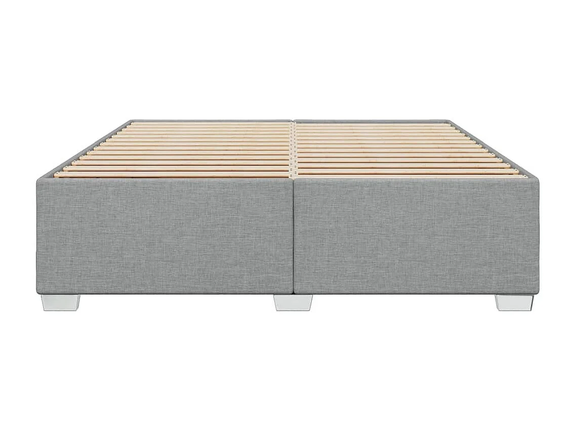 Bedframe zonder matras stof lichtgrijs 180x200 cm