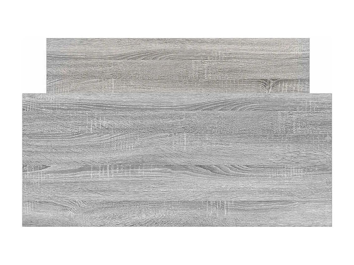 Cadre de lit sans matelas sonoma gris 90x200 cm