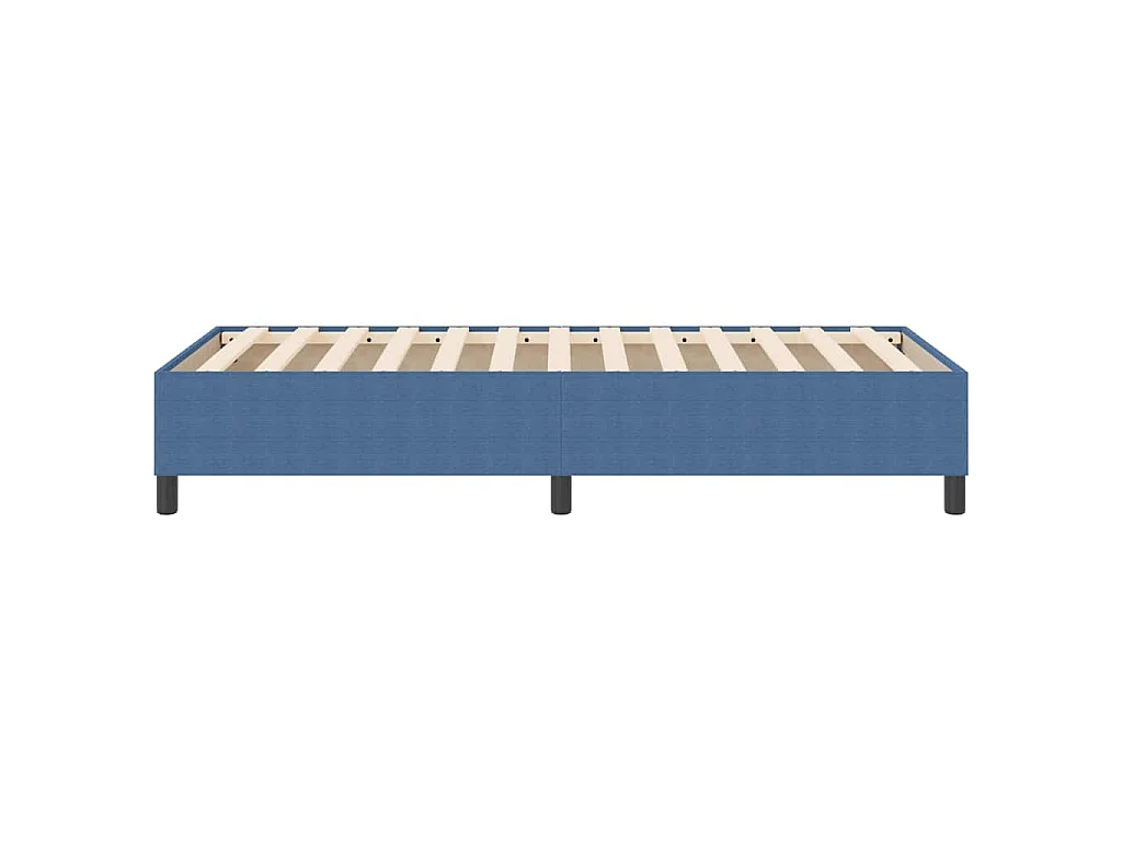 Struttura letto piattaforma Blu 90 x 190 cm Tessuto in Cords