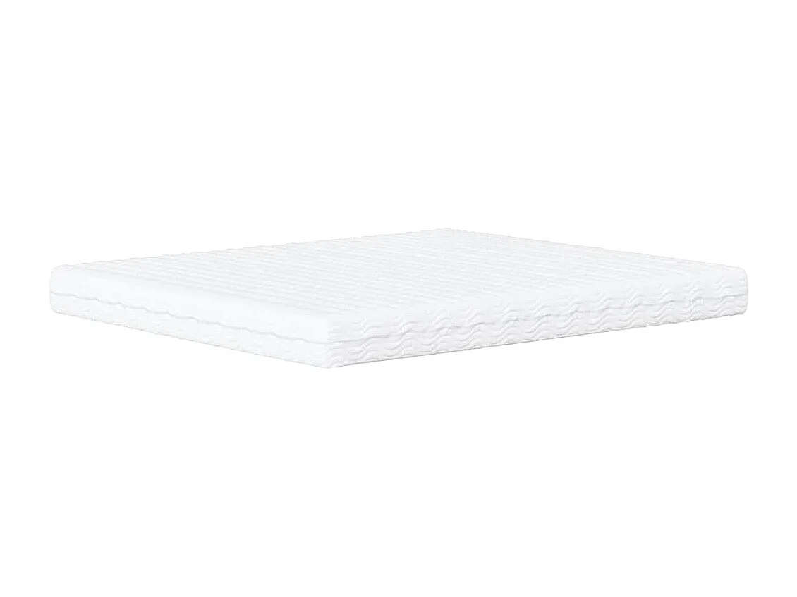 Letto con Materasso Hanko Blu 160x200 cm in Velluto
