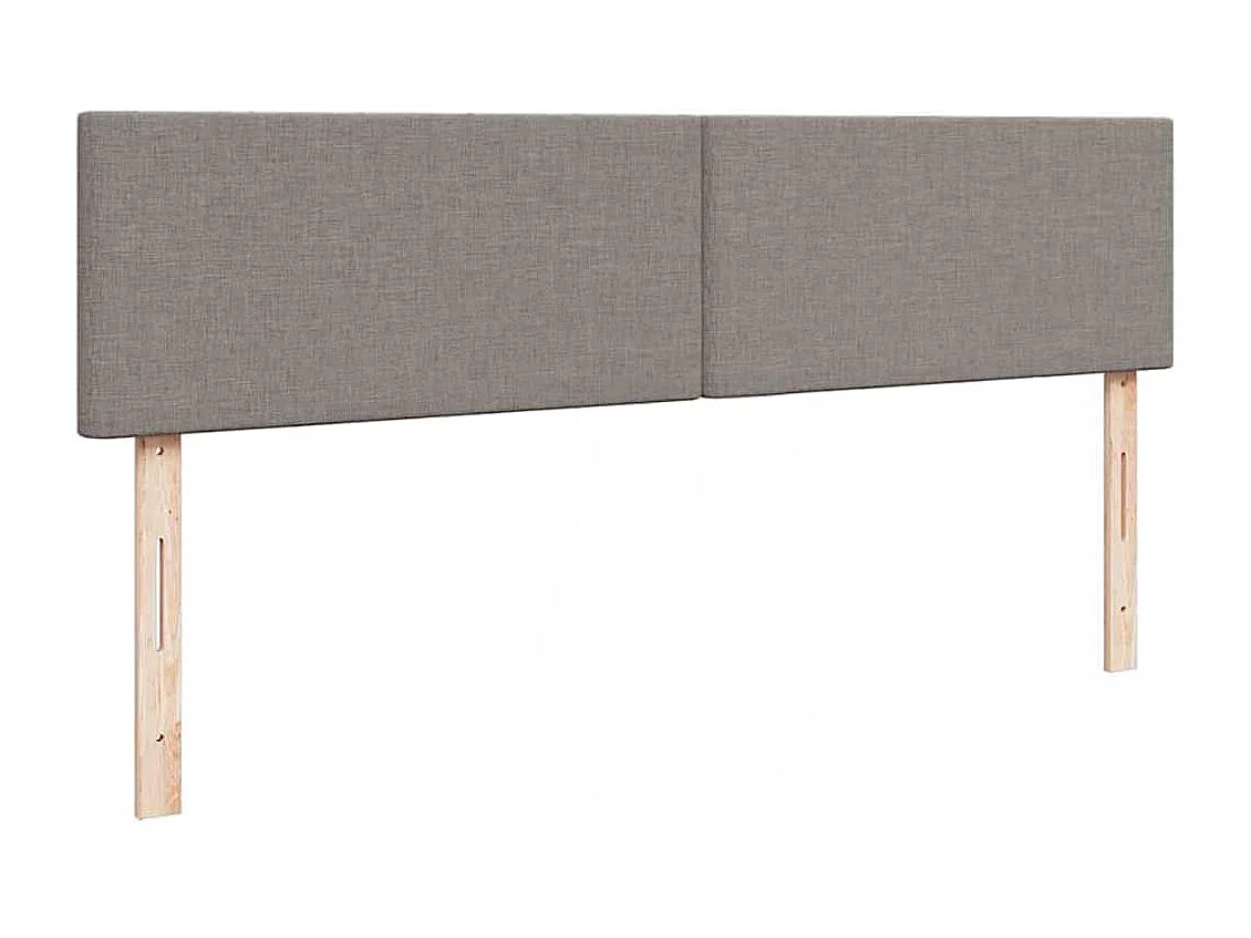 Cama Otomana com colchão & LEDs 180x200cm cinza-acastanhado